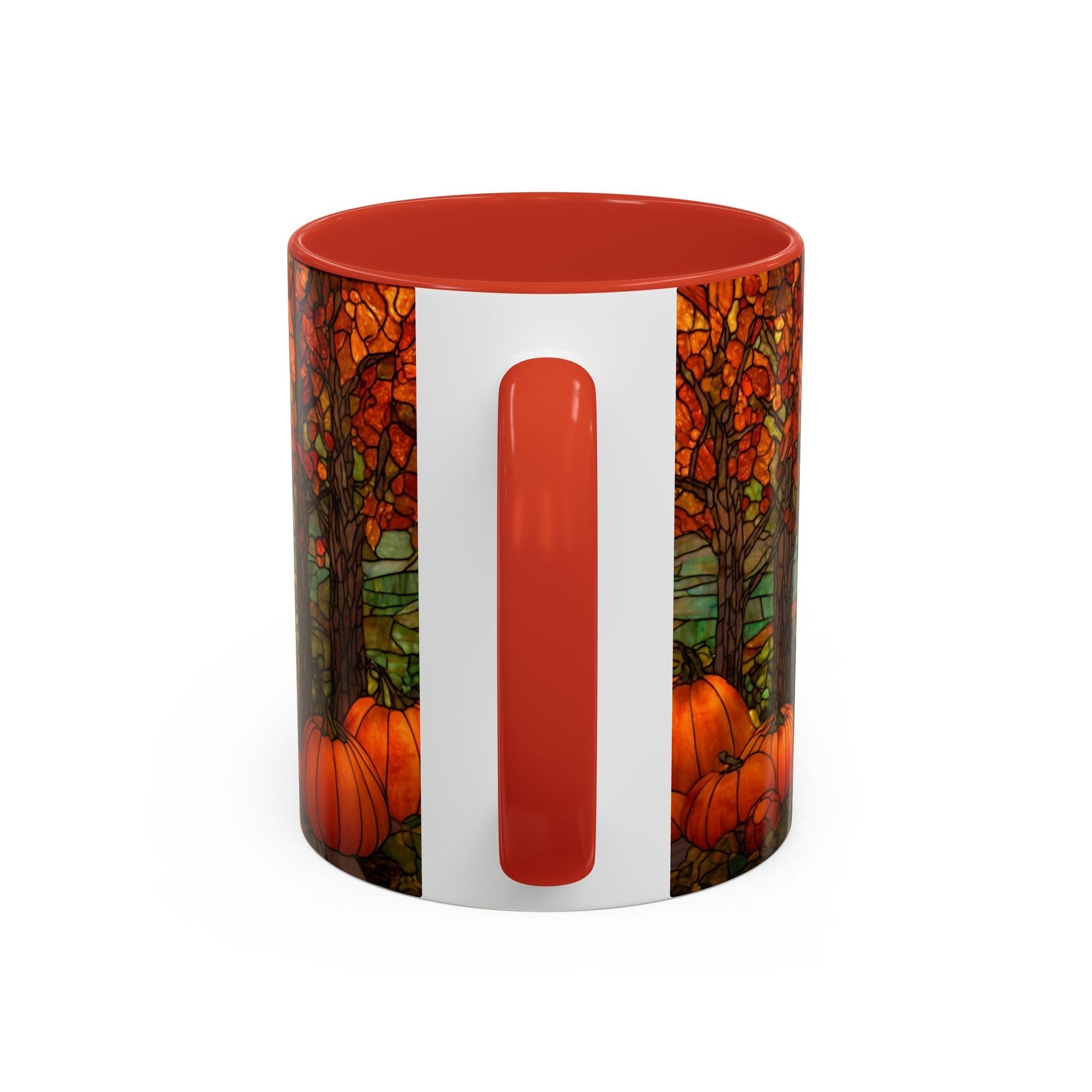 Fall Pumpkin Stained Glass