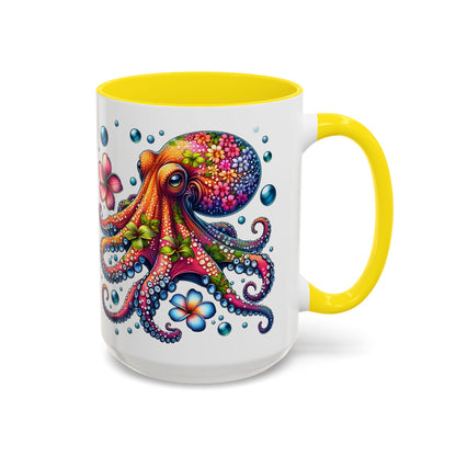 Octopus Design Coffee Ceramic Mug