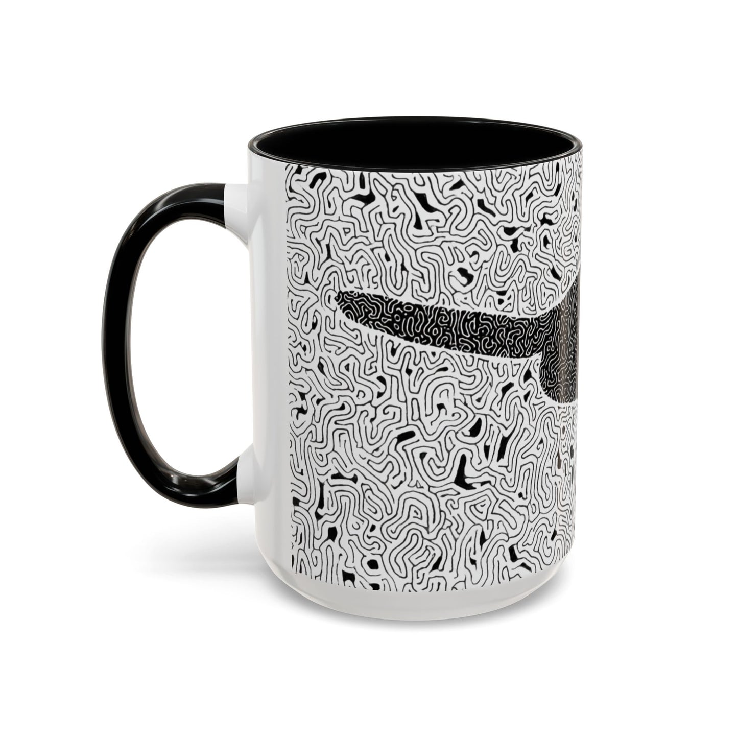 Black Cat Minimalist Coffee Mug
