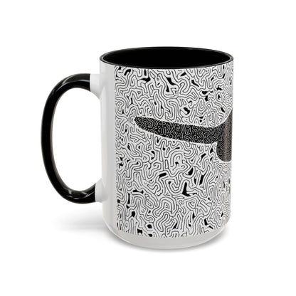 Black Cat Minimalist Coffee Mug