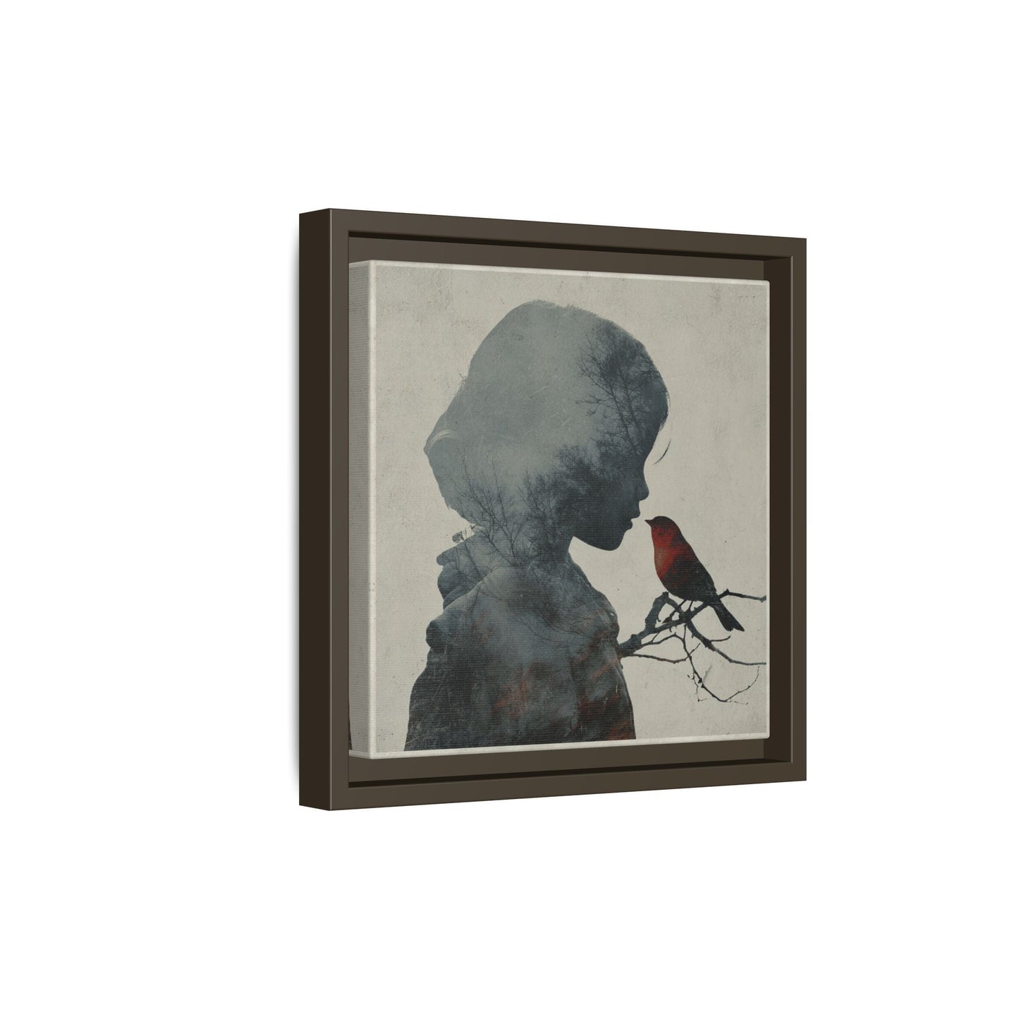 Child And Bird Silhouette