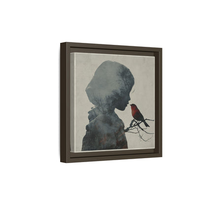 Child And Bird Silhouette