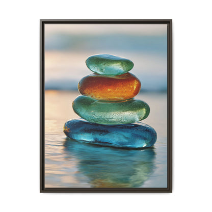 Stone Framed Canvas Wall Art