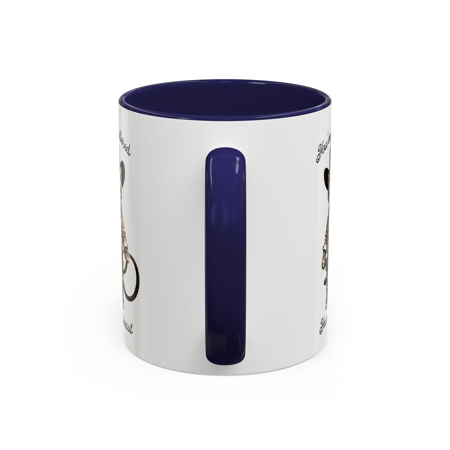 "You're Just Buttered Your Last Biscuit " Cowboy Kitty Mug