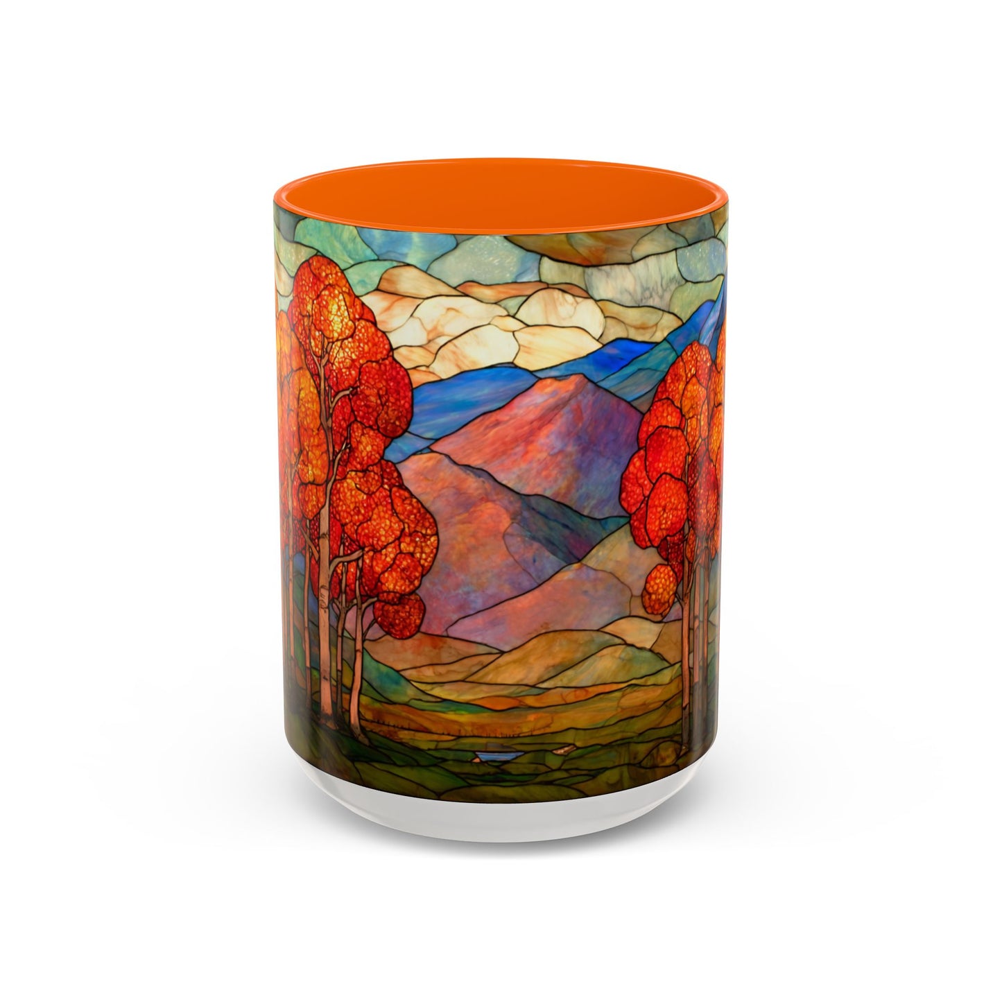 Autumn Stained Glass Effect  Coffee Mug