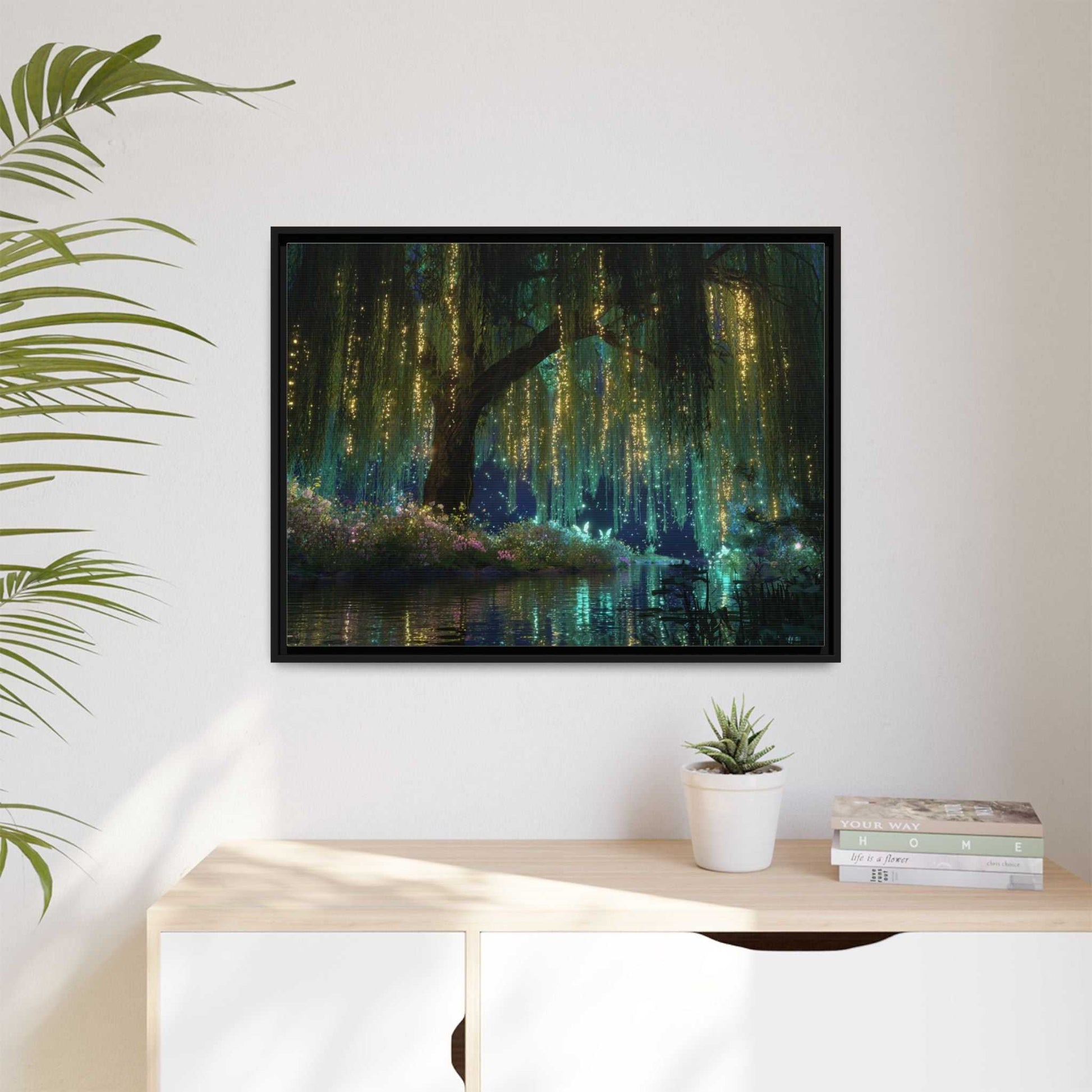 Magical Forest Framed Canvas