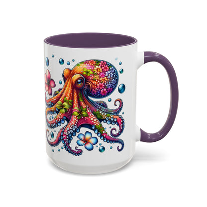 Octopus Design Coffee Ceramic Mug