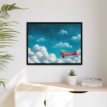Plane On Blue Sky