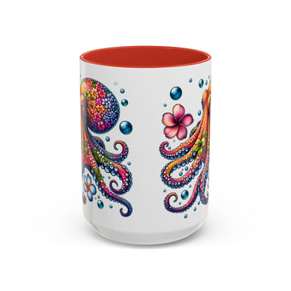 Octopus Design Coffee Ceramic Mug