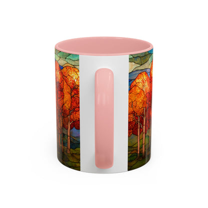 Autumn Stained Glass Effect  Coffee Mug