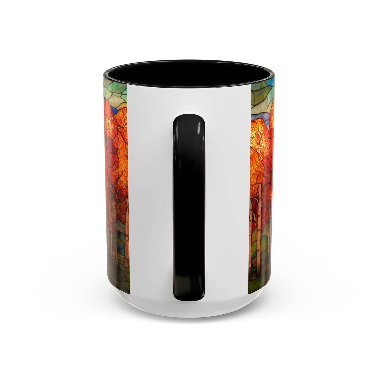 Autumn Stained Glass Effect  Coffee Mug