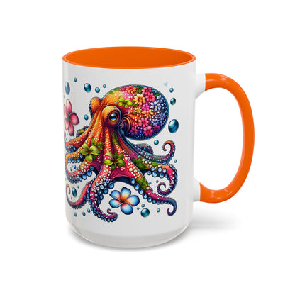 Octopus Design Coffee Ceramic Mug