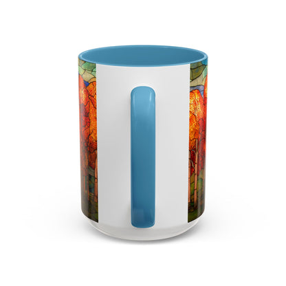 Autumn Stained Glass Effect  Coffee Mug