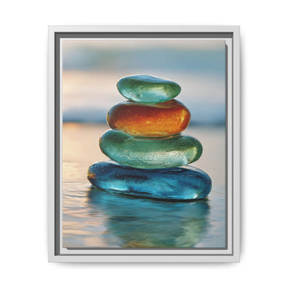 Stone Framed Canvas Wall Art