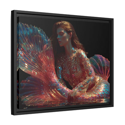 Mermaid Framed Canvas Wall Art
