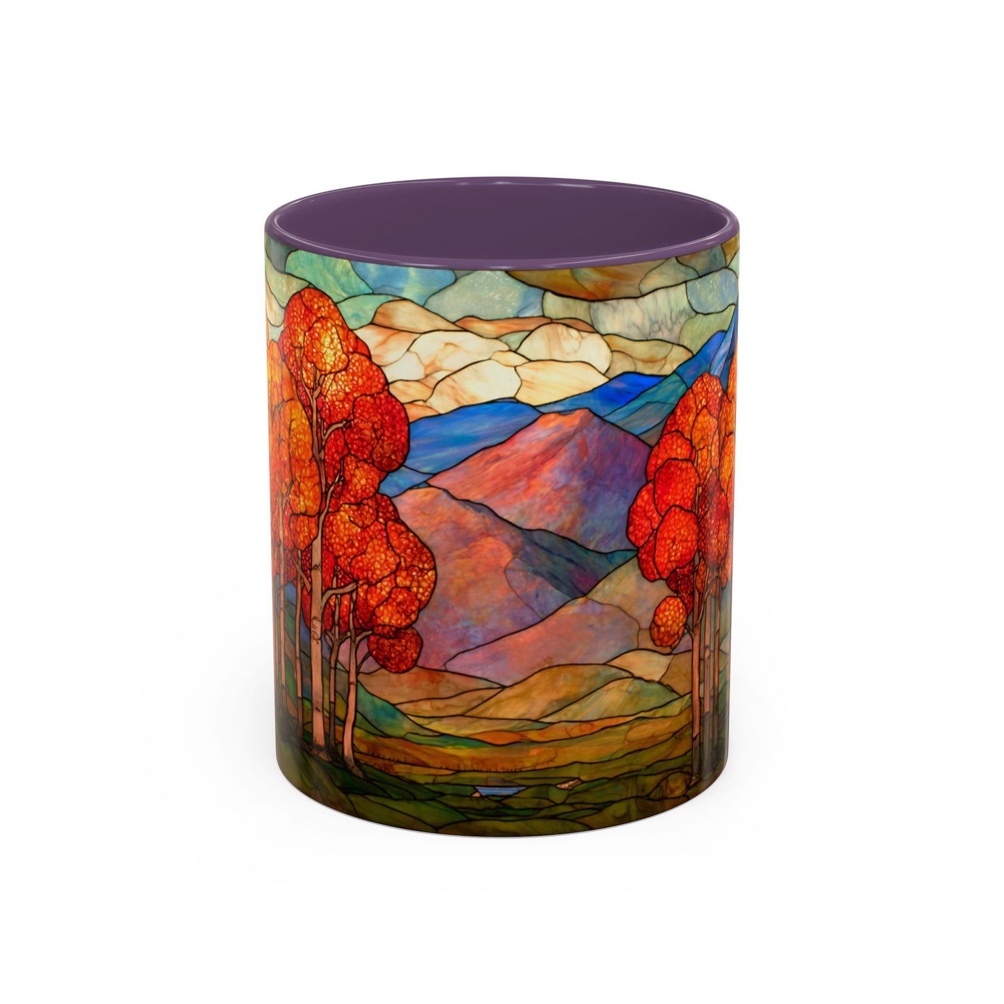 Autumn Stained Glass Effect  Coffee Mug