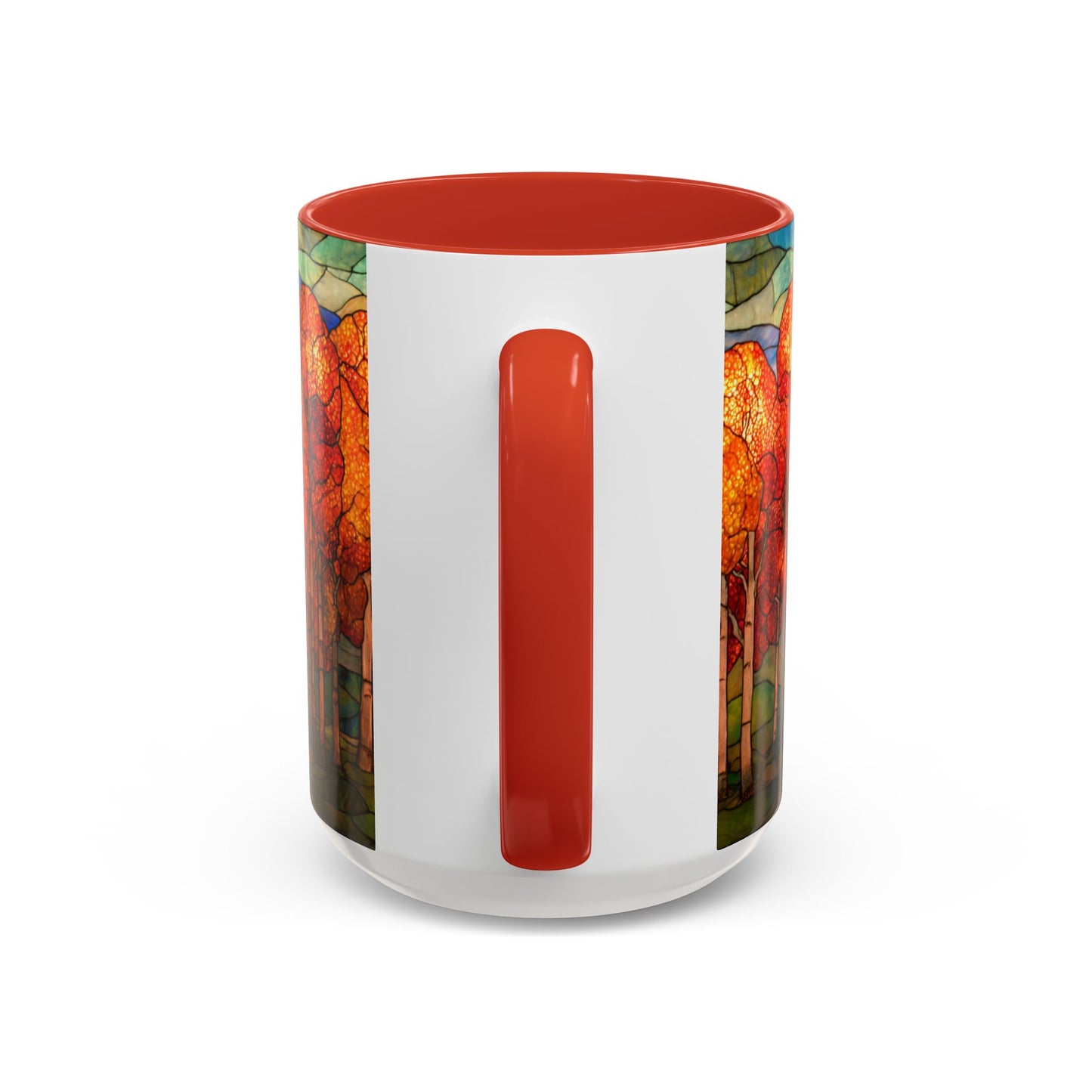 Autumn Stained Glass Effect  Coffee Mug