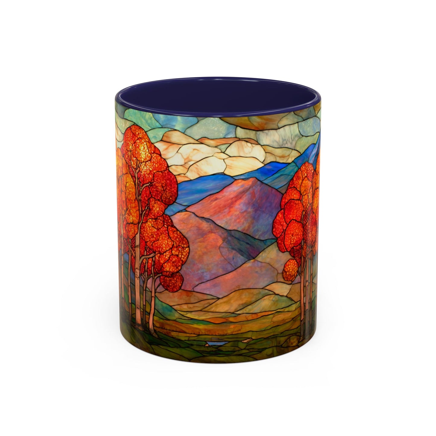 Autumn Stained Glass Effect  Coffee Mug