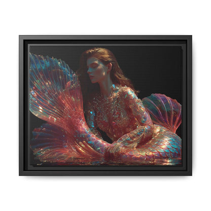 Mermaid Framed Canvas Wall Art
