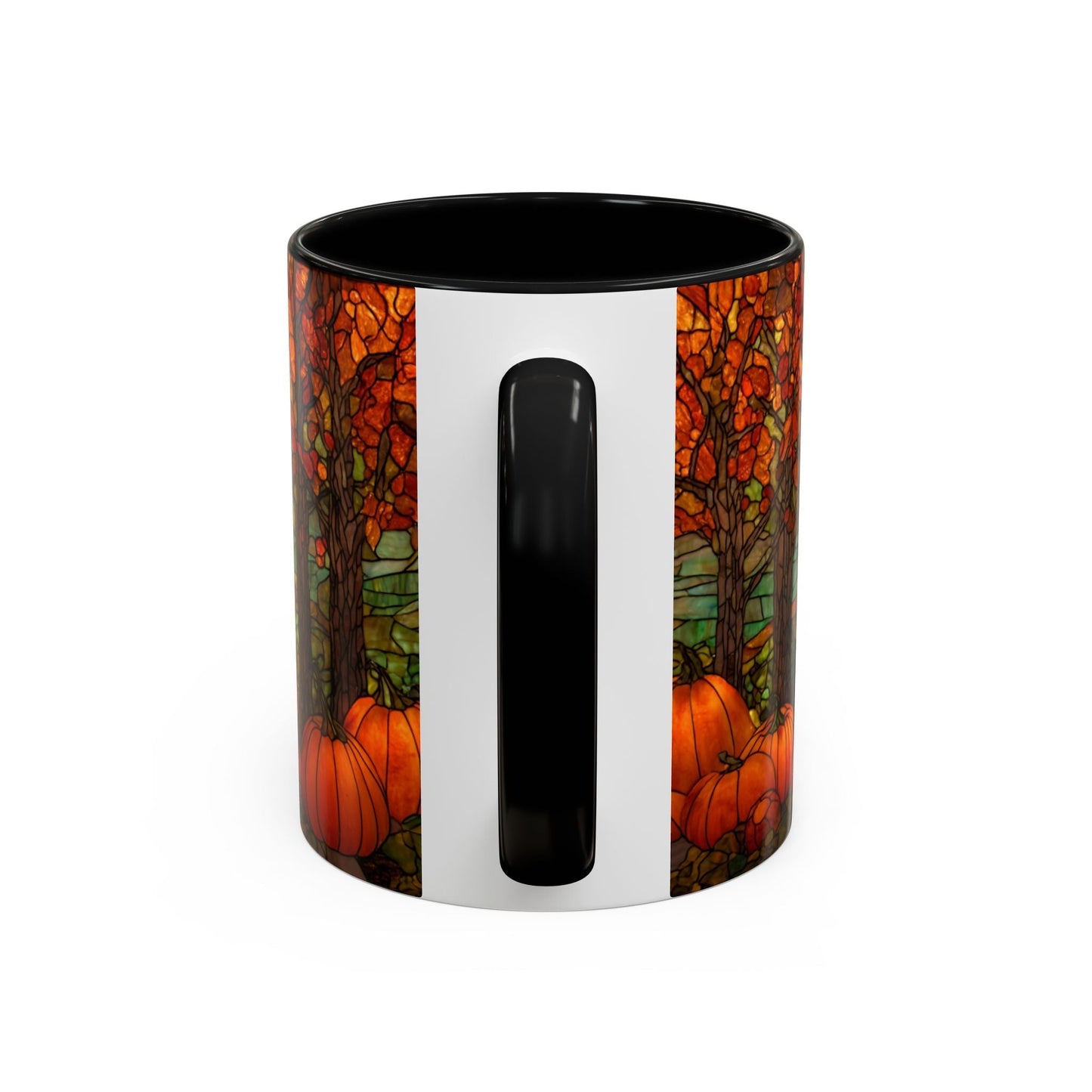 Fall Pumpkin Stained Glass