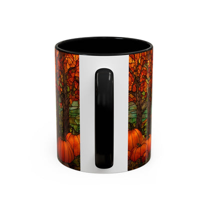 Fall Pumpkin Stained Glass