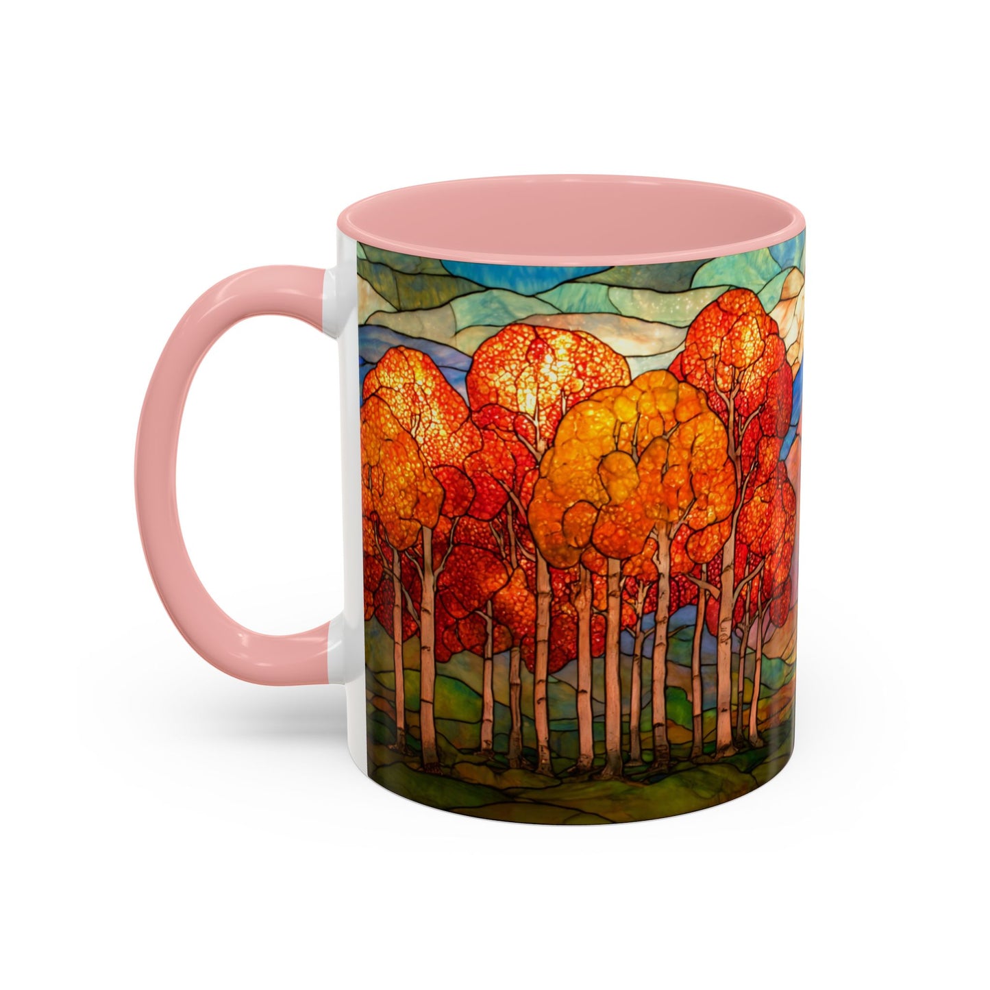 Autumn Stained Glass Effect  Coffee Mug