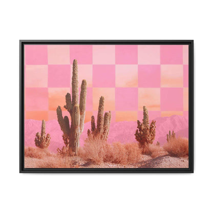 Pink Checkered Desert