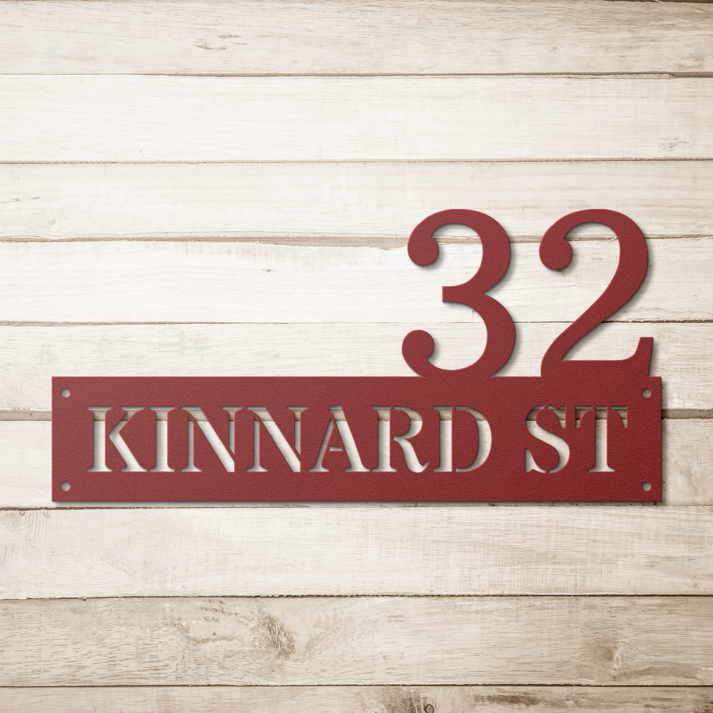 Custom Metal Address Sign