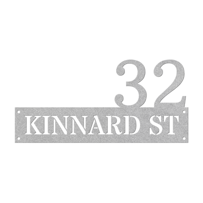 Custom Metal Address Sign