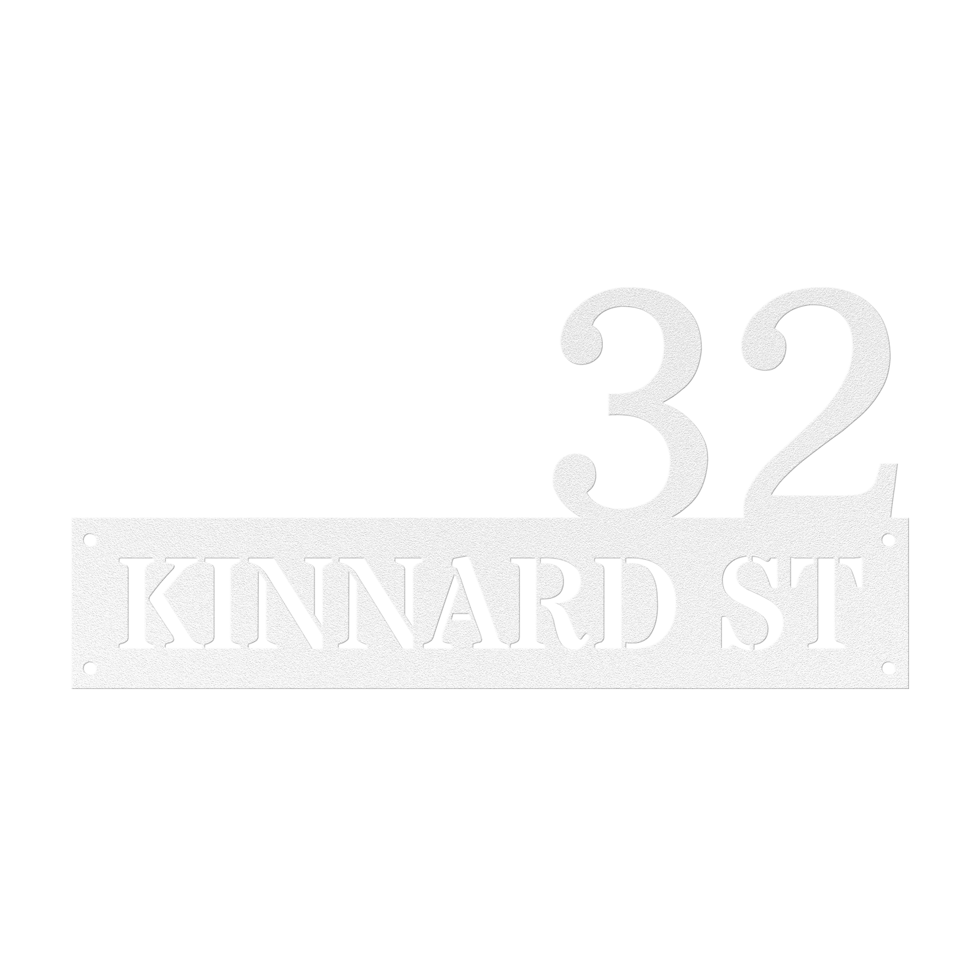 Custom Metal Address Sign