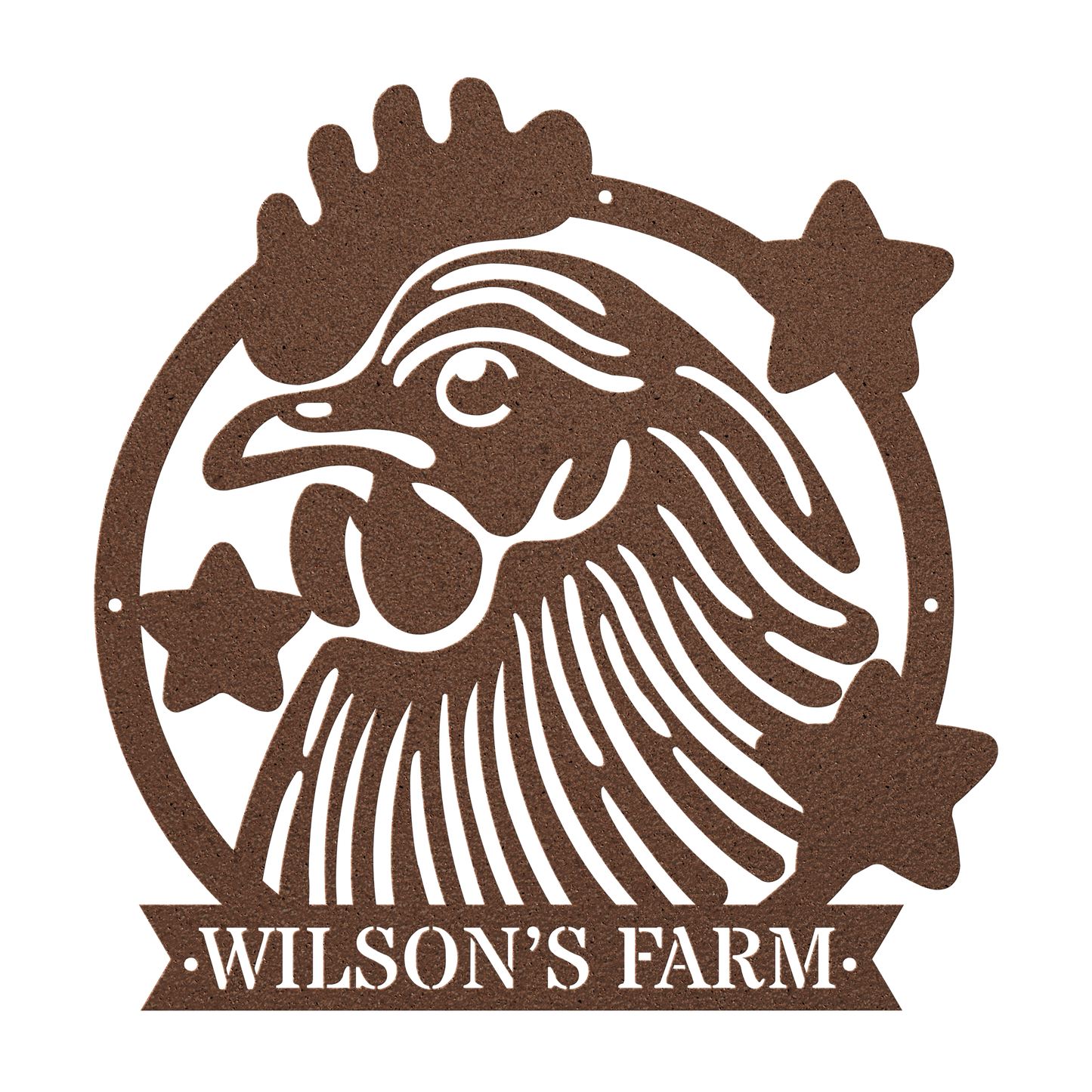 Custom Rooster Metal Wall Art