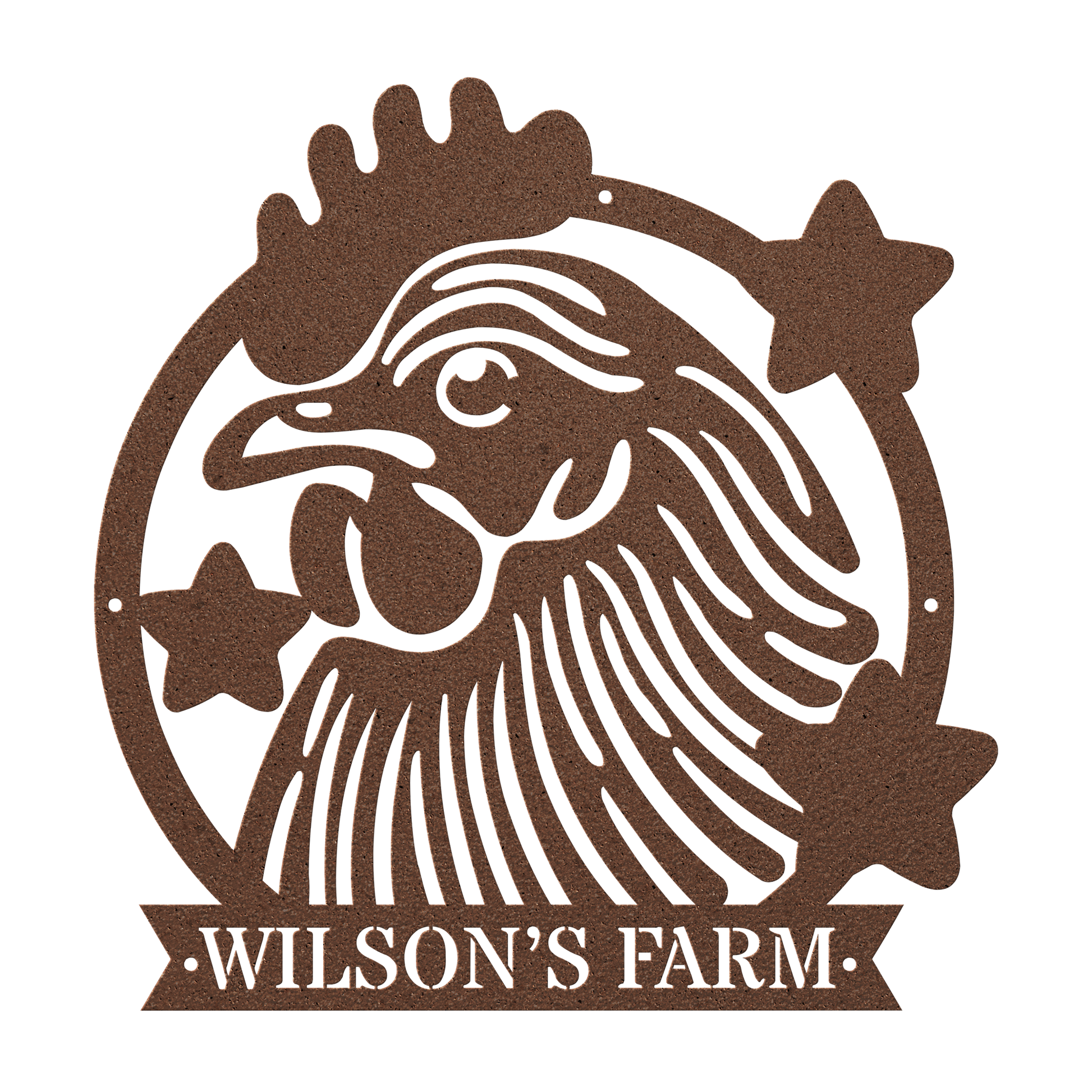 Custom Rooster Metal Wall Art