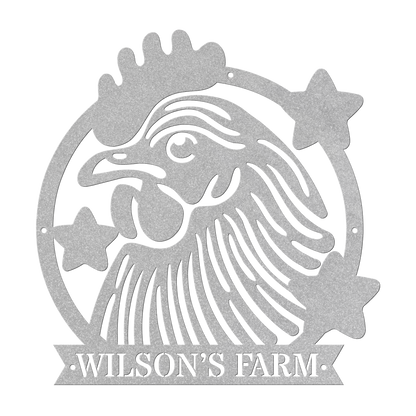 Custom Rooster Metal Wall Art
