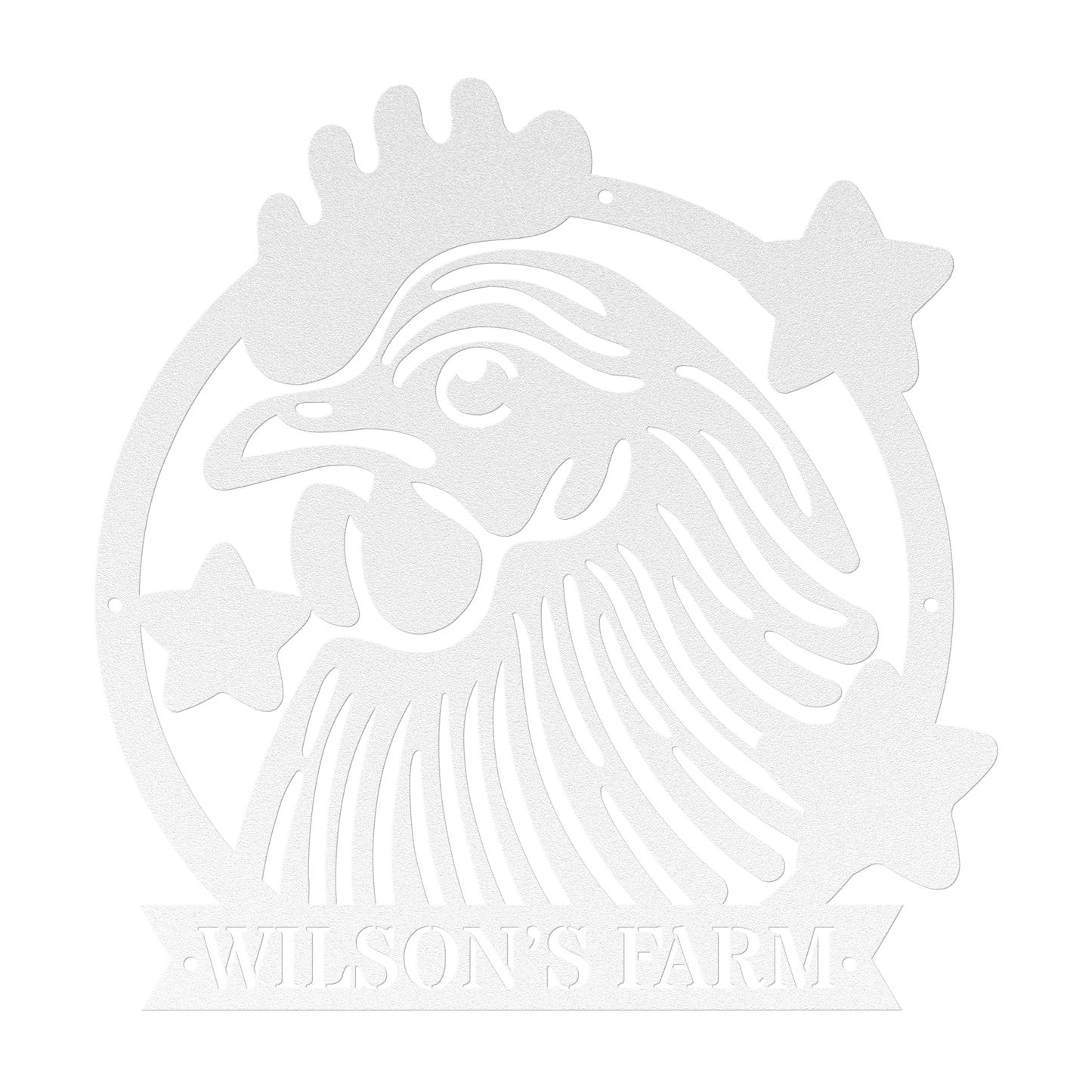 Custom Rooster Metal Wall Art