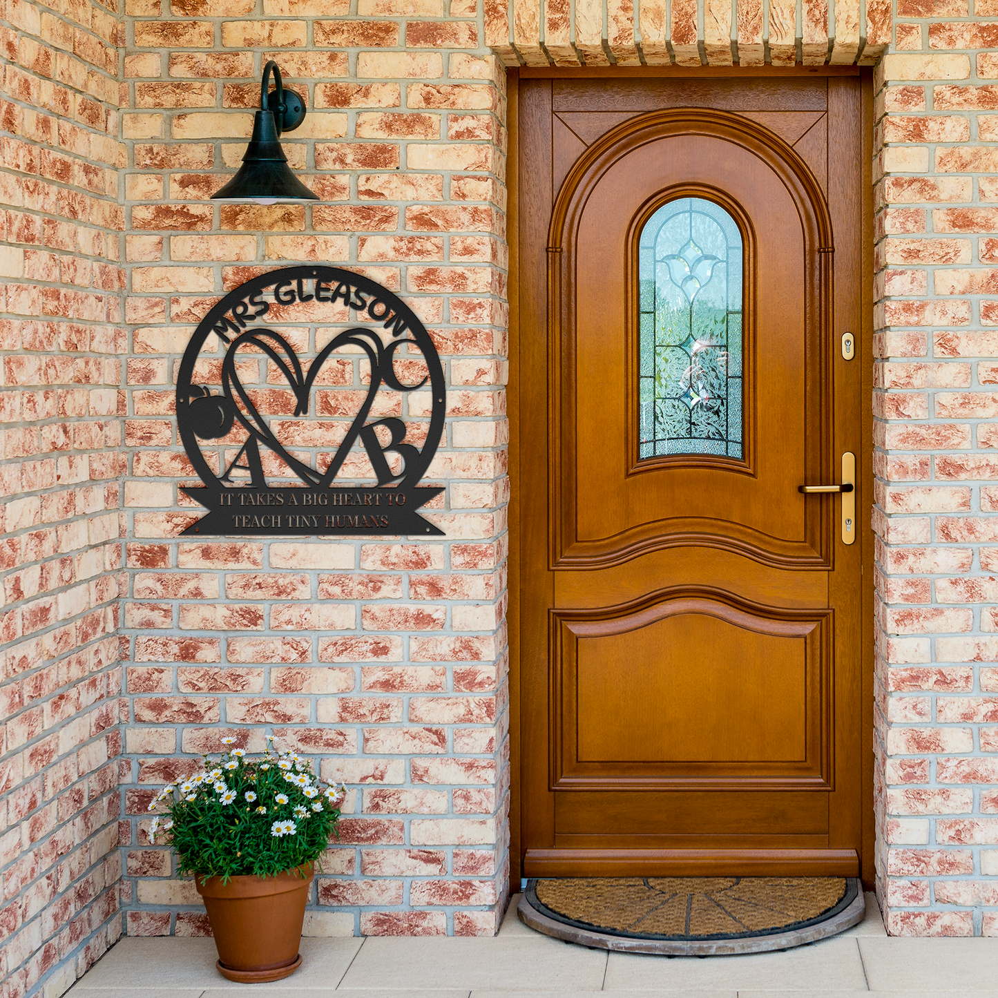 Personalized Teacher Metal Sign