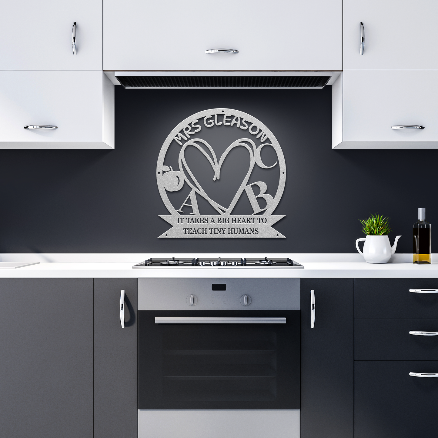 Personalized Teacher Metal Sign