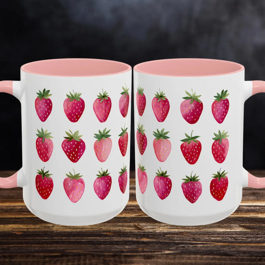 Strawberry Aesthetic Coffee Mug