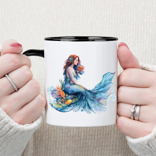 Watercolor Mermaidcore Coffee Mug