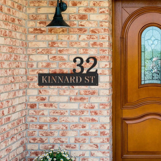 Custom Metal Address Sign