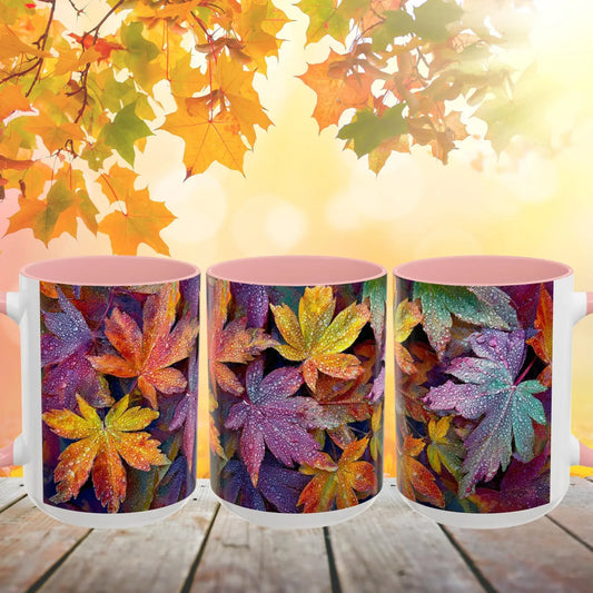 Autumn Leaves Coffee Ceramic Mug