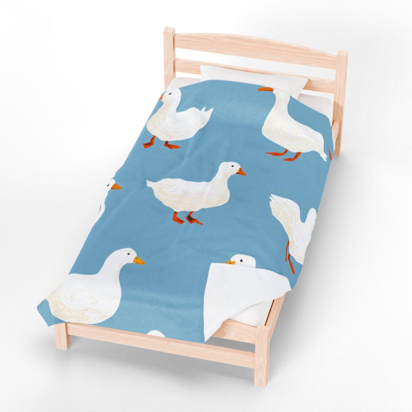 Cute Goose Plush Blanket