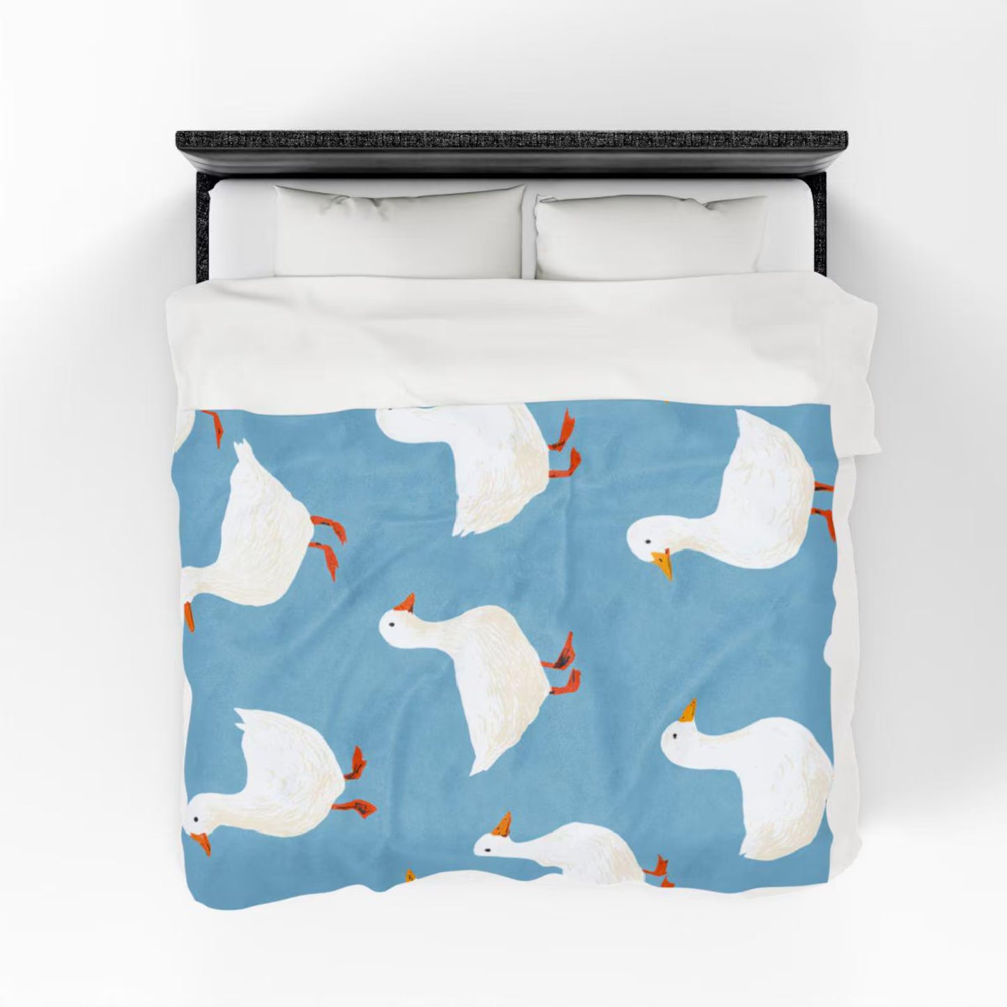 Cute Goose Plush Blanket