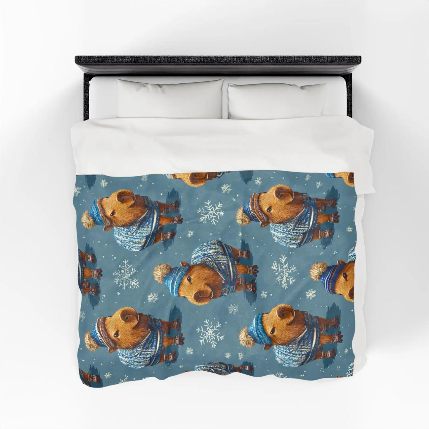 Cute Capybara Plush Blanket