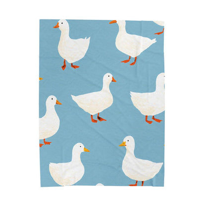 Cute Goose Plush Blanket