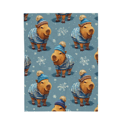 Cute Capybara Plush Blanket