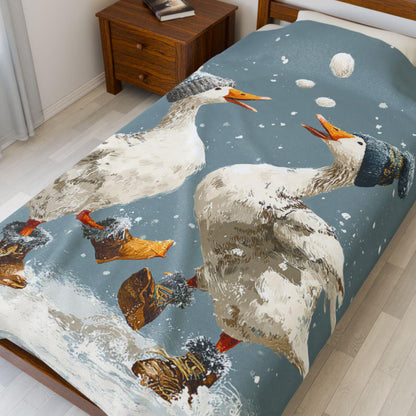 Funny Goose Cozy Blanket