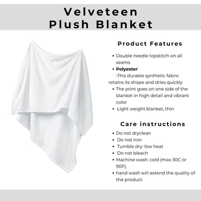 Funny Cat Smoking Blanket