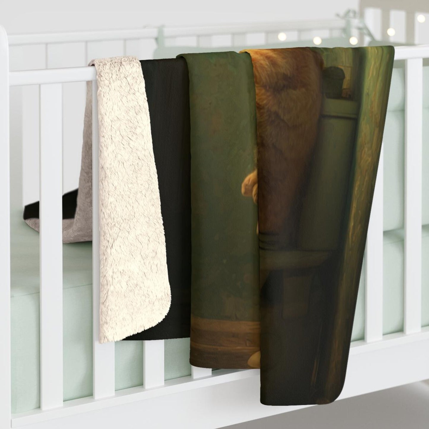 Funny Cat Smoking Blanket