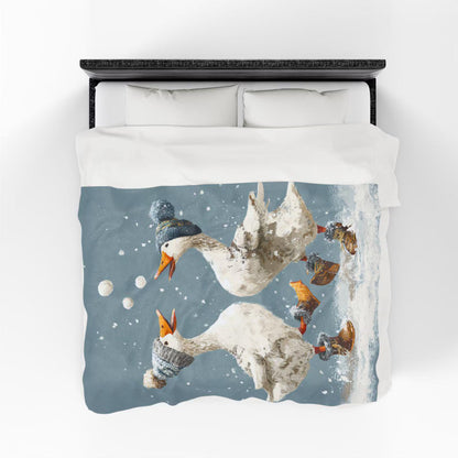 Funny Goose Cozy Blanket