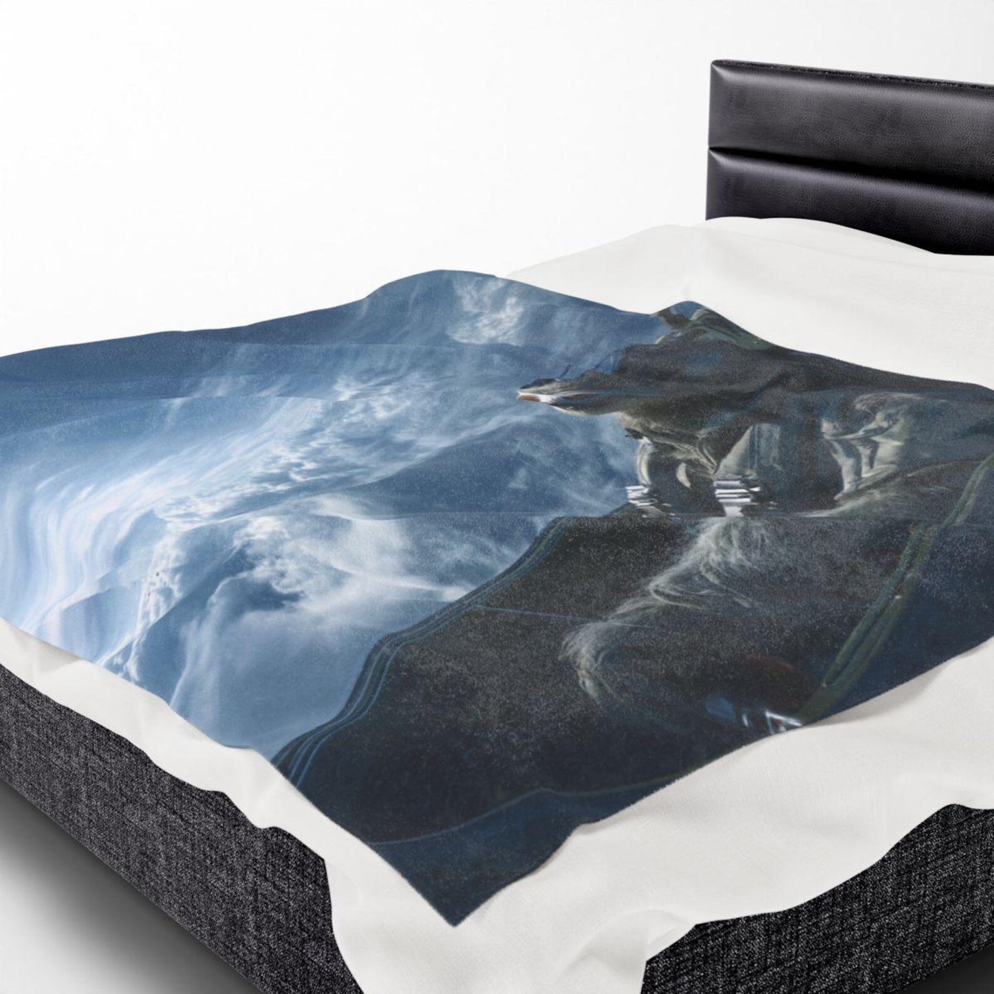 Funny Sloth on a Plane Blanket